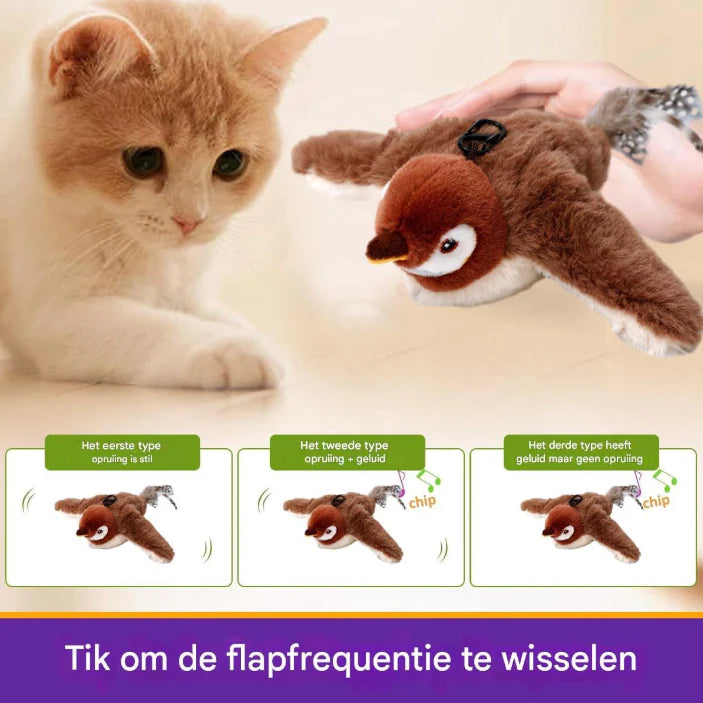🕊️ FlappyBirdy™ – De Slimme Speelvogel voor Katten