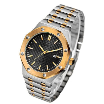 NeoTime™ Men’s Stainless Steel Watch – Elegant Minimalism