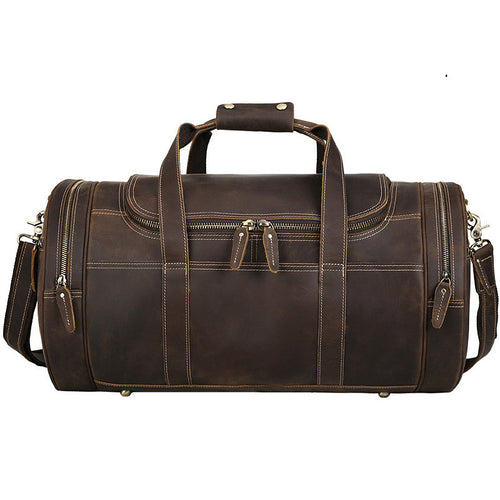 Retro Cruiser – Leather Men’s Travel & Gym Bag