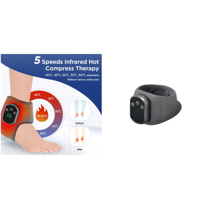 Aufladbarer Heißkompressen- und Vibrations-Knöchelschutz