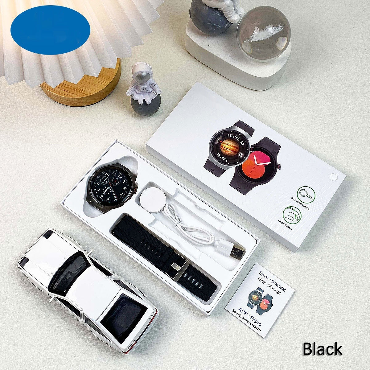 Health &amp; Sports Round Screen Smart Watch –