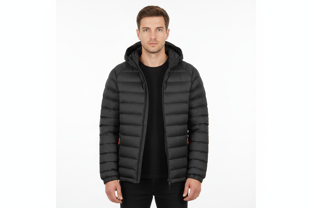 PackEase™ Hooded Jacket – packs small, wears warm.