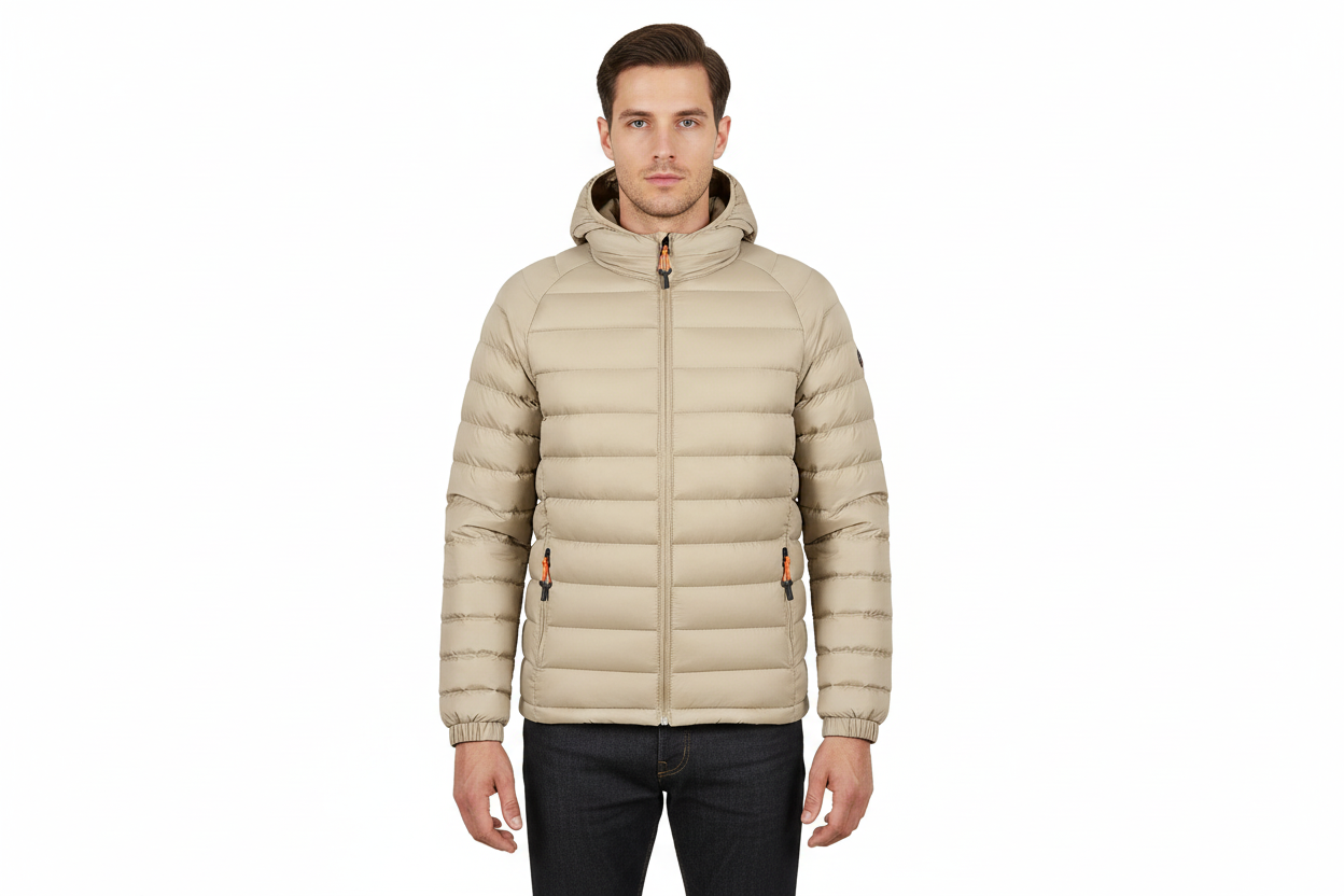 PackEase™ Hooded Jacket – packs small, wears warm.