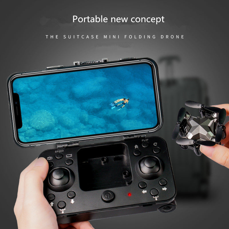 Inklapbare Mini Drone met Camera – Kinder Drone met Opbergbox