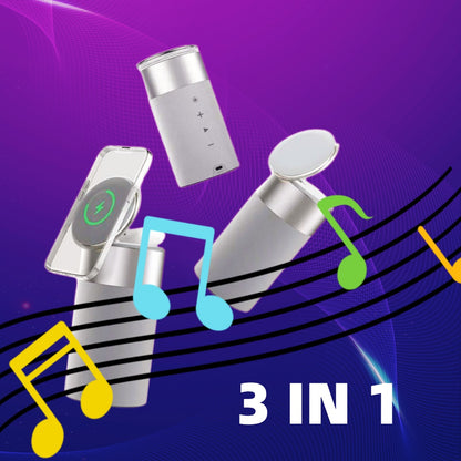 3-in-1 Multifunktions-Ladegerät mit Bluetooth-Funktion