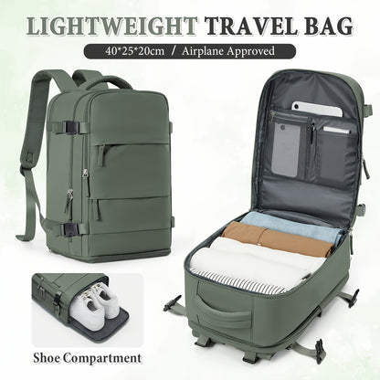 Rugtas Lichtgewicht - Handbagage met Schoenenvak & Grote Capaciteit”