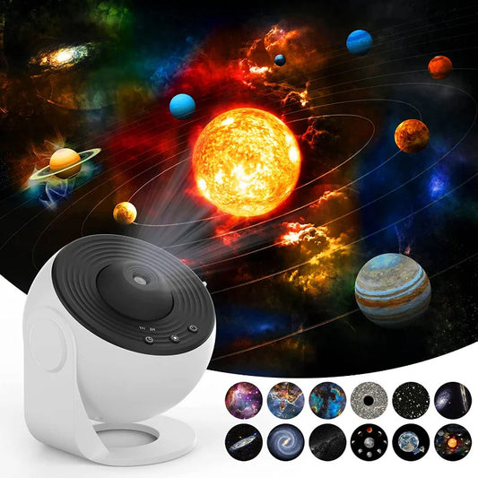 Galaxy Projector Nachtlampje – 360° Draaibare Sterrenhemel Lamp voor Kinderkamer.