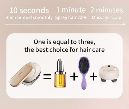 Kopfhautmassagebürste mit Ölaufguss