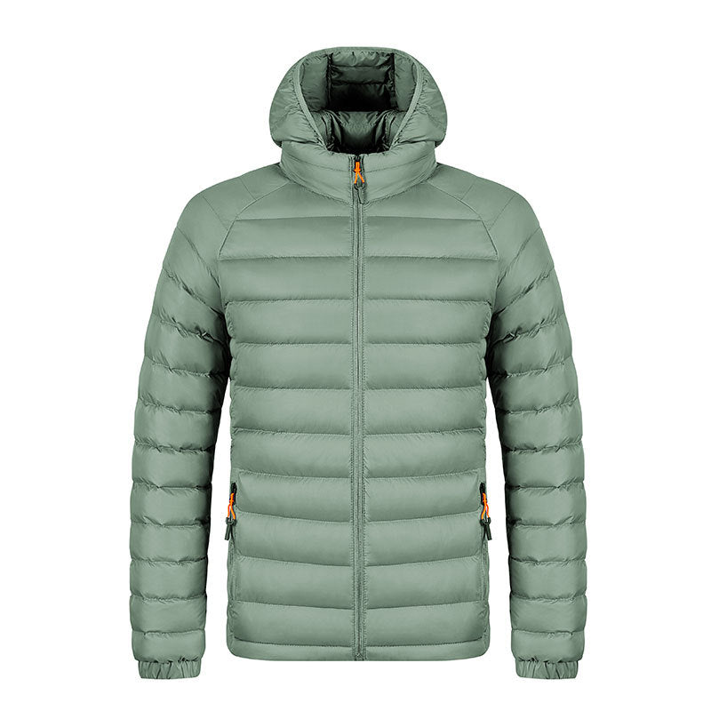 PackEase™ Hooded Jacket – packs small, wears warm.