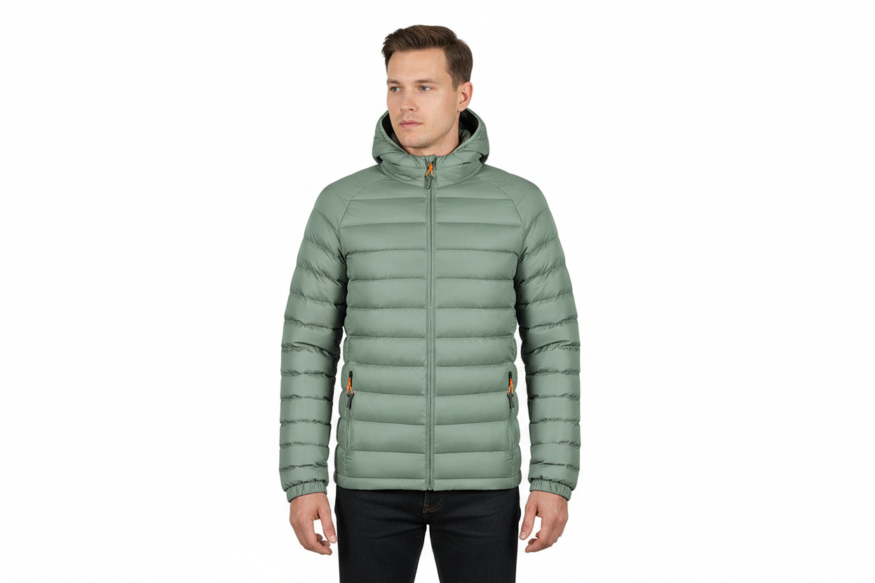 PackEase™ Hooded Jacket – packs small, wears warm.