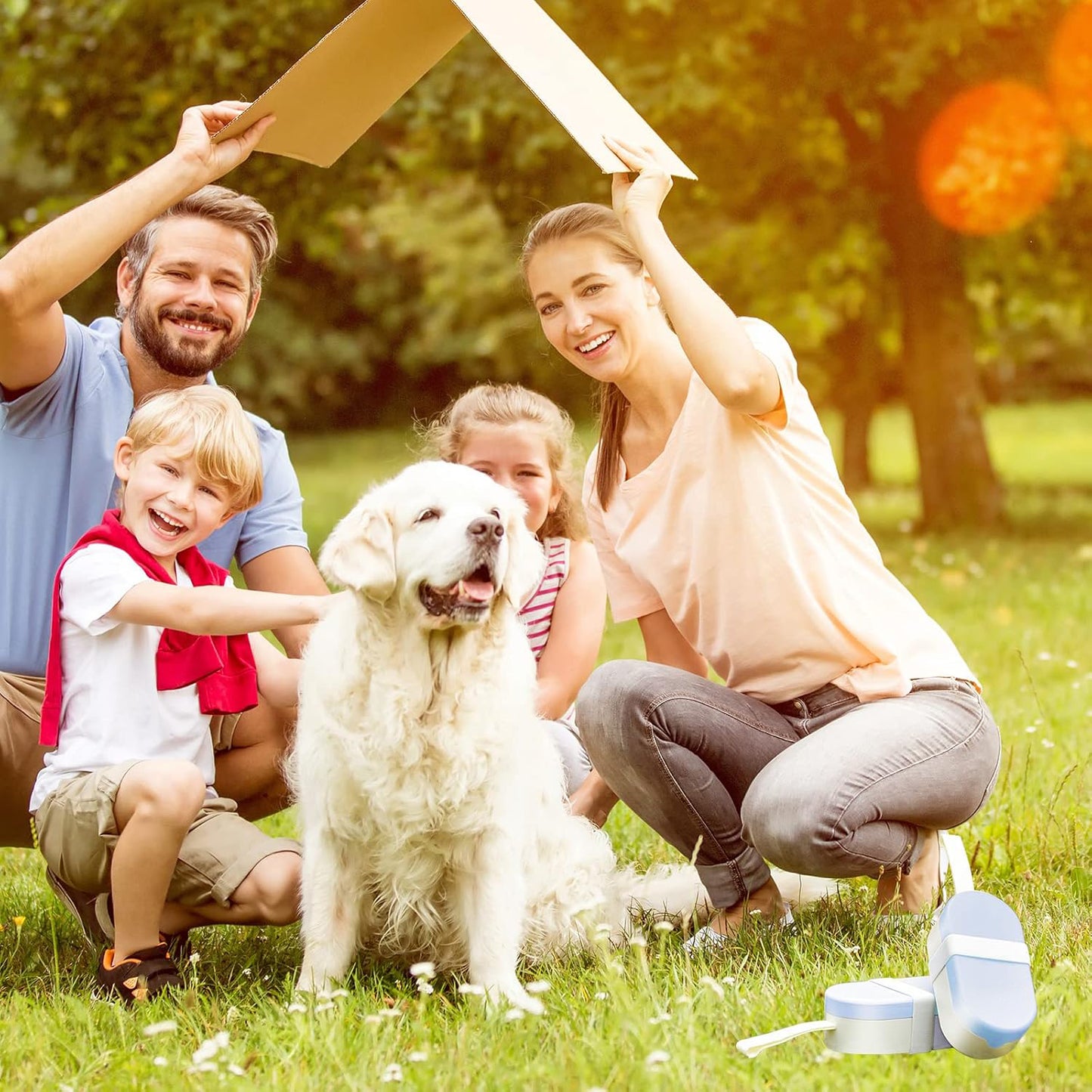 2-in-1 Dog Water Bottle &amp; Treat Container