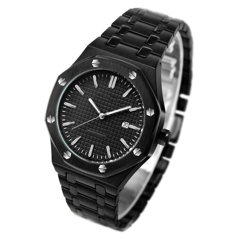 NeoTime™ Men’s Stainless Steel Watch – Elegant Minimalism
