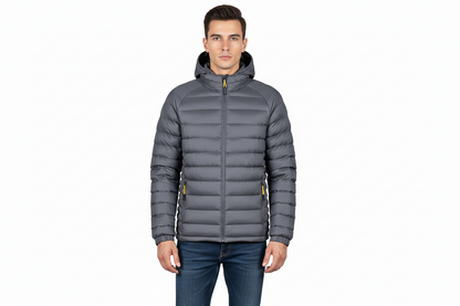 PackEase™ Hooded Jacket – packs small, wears warm.