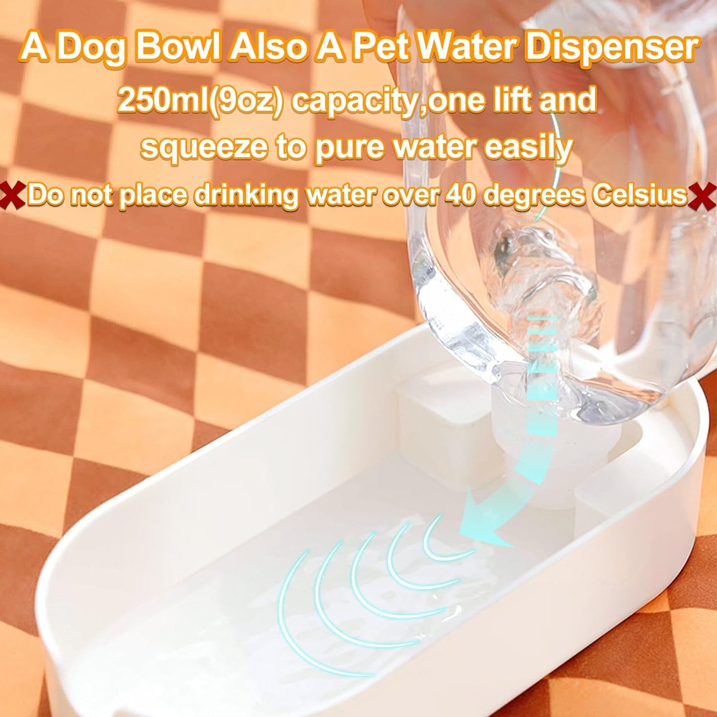 2-in-1 Dog Water Bottle &amp; Treat Container