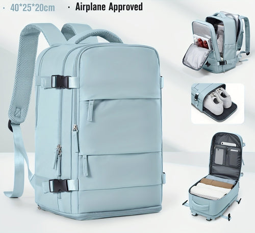 Leichter Rucksack – Handgepäck mit Schuhfach und großem Fassungsvermögen“