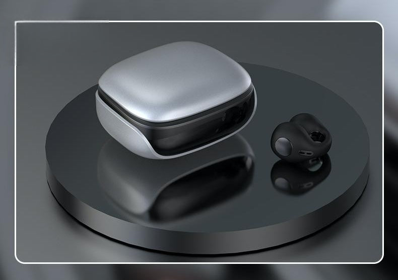 Neues Clip Sports Bluetooth-Headset JX80 Schwarz, TWS-Technologie, ohrschonendes, kabelloses Headset mit Gaskonduktion, das nicht im Ohr sitzt und die Ohren nicht reizt