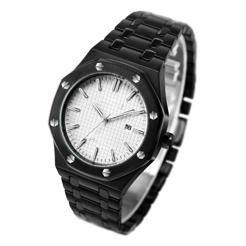 NeoTime™ Men’s Stainless Steel Watch – Elegant Minimalism