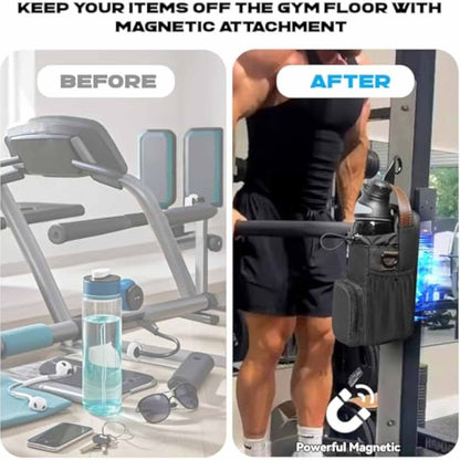 Waterproof Gym Water Bottle Rack Fitness Portable Weekend Fitness Sports Bag