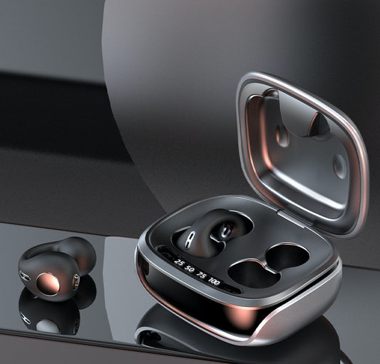 Clip-On Bluetooth Headset – Feel the Beat, Not the Pressure!