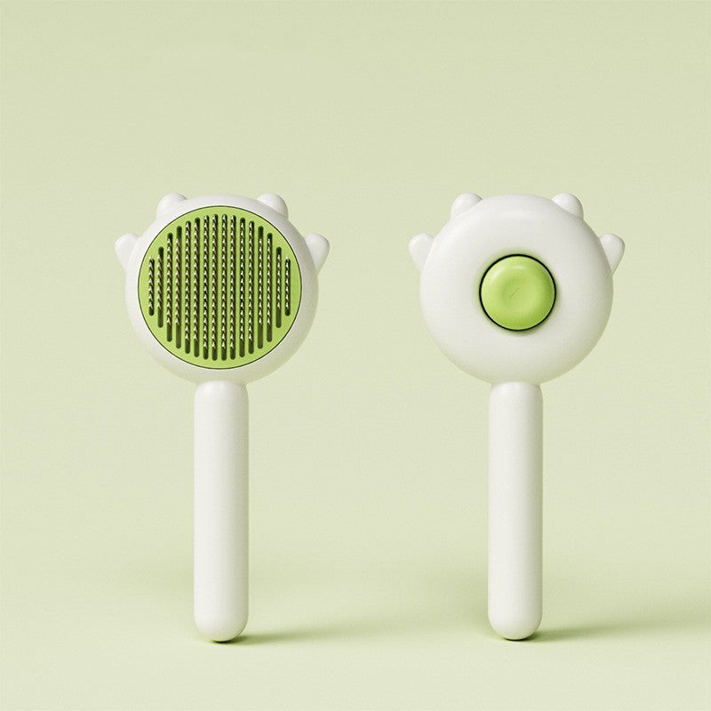 2-in-1 Huisdierenkam – Verzorging, Massage & Haarverwijdering