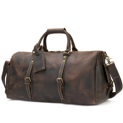 Reisetasche aus verrücktem Leder