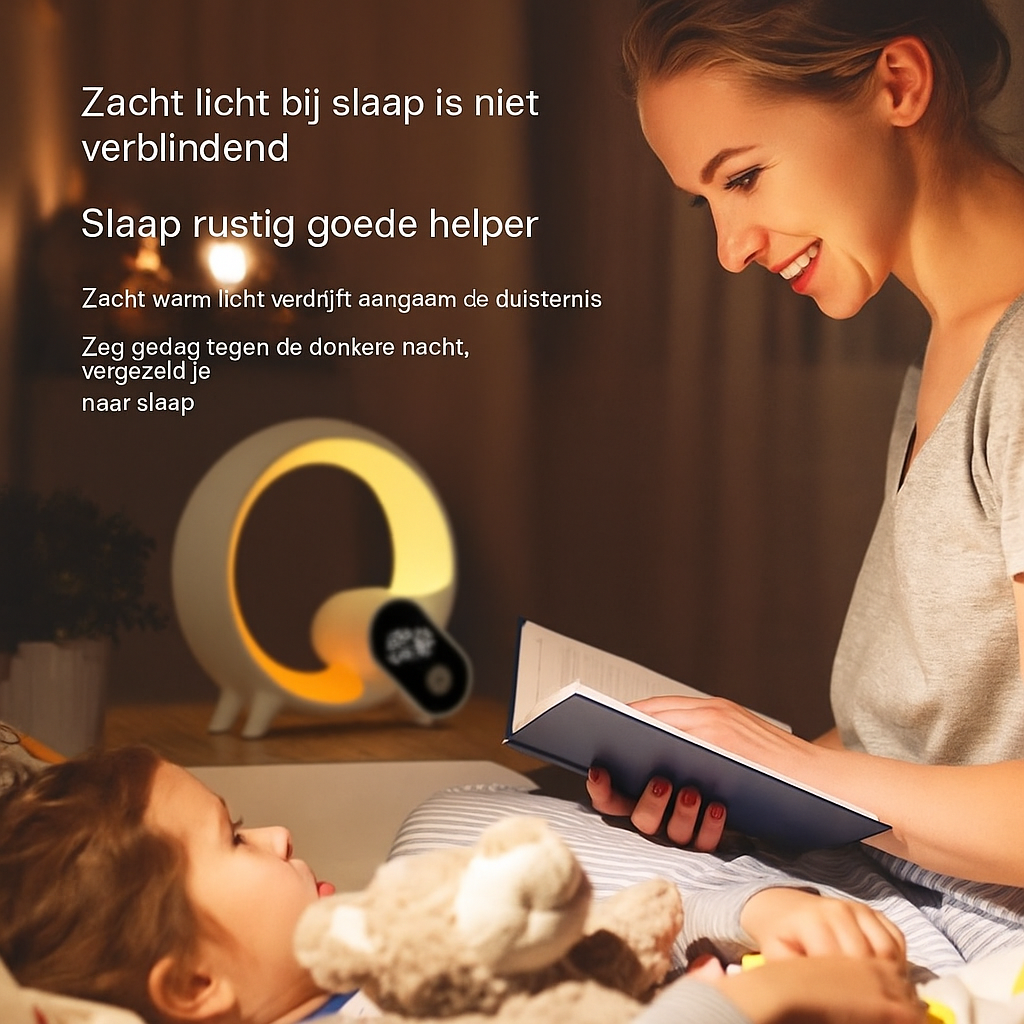Q Light – Slimme Wekker & Sfeerlamp met Bluetooth