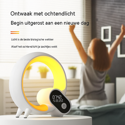 Q Light – Slimme Wekker & Sfeerlamp met Bluetooth