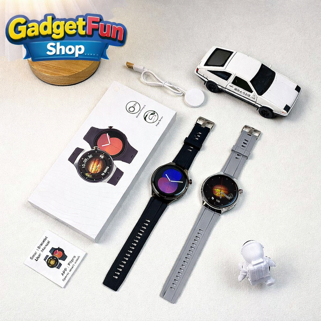 Health &amp; Sports Round Screen Smart Watch –