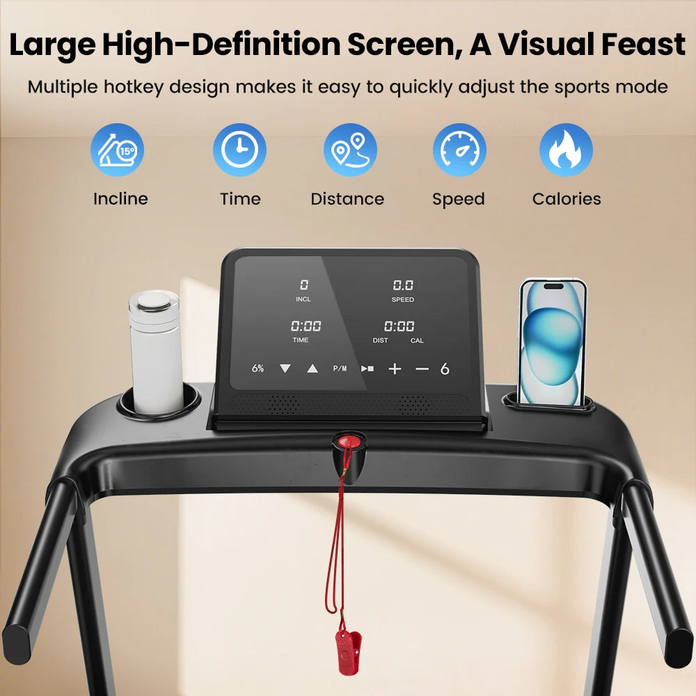 Formill Treadmill for Home Fitness – EU Warehouse | 3 Styles | Foldable, Incline & Handrail | Low Noise & Shock Absorption