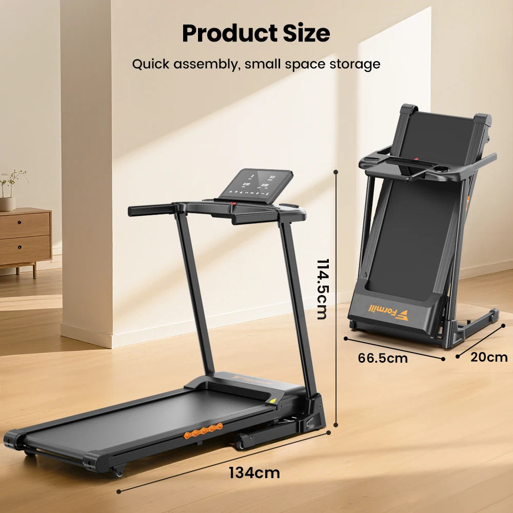 Formill Treadmill for Home Fitness – EU Warehouse | 3 Styles | Foldable, Incline & Handrail | Low Noise & Shock Absorption