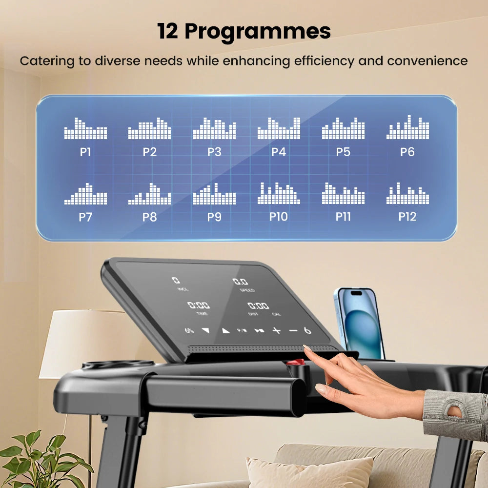 Formill Treadmill for Home Fitness – EU Warehouse | 3 Styles | Foldable, Incline & Handrail | Low Noise & Shock Absorption