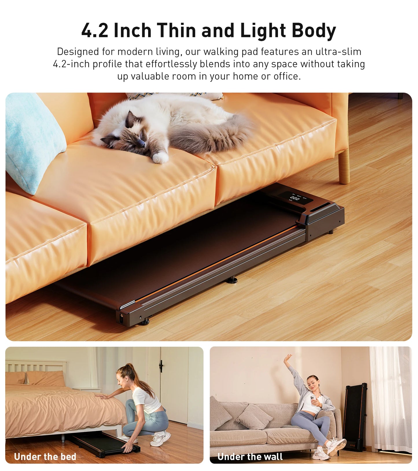 Formill Treadmill for Home Fitness – EU Warehouse | 3 Styles | Foldable, Incline & Handrail | Low Noise & Shock Absorption