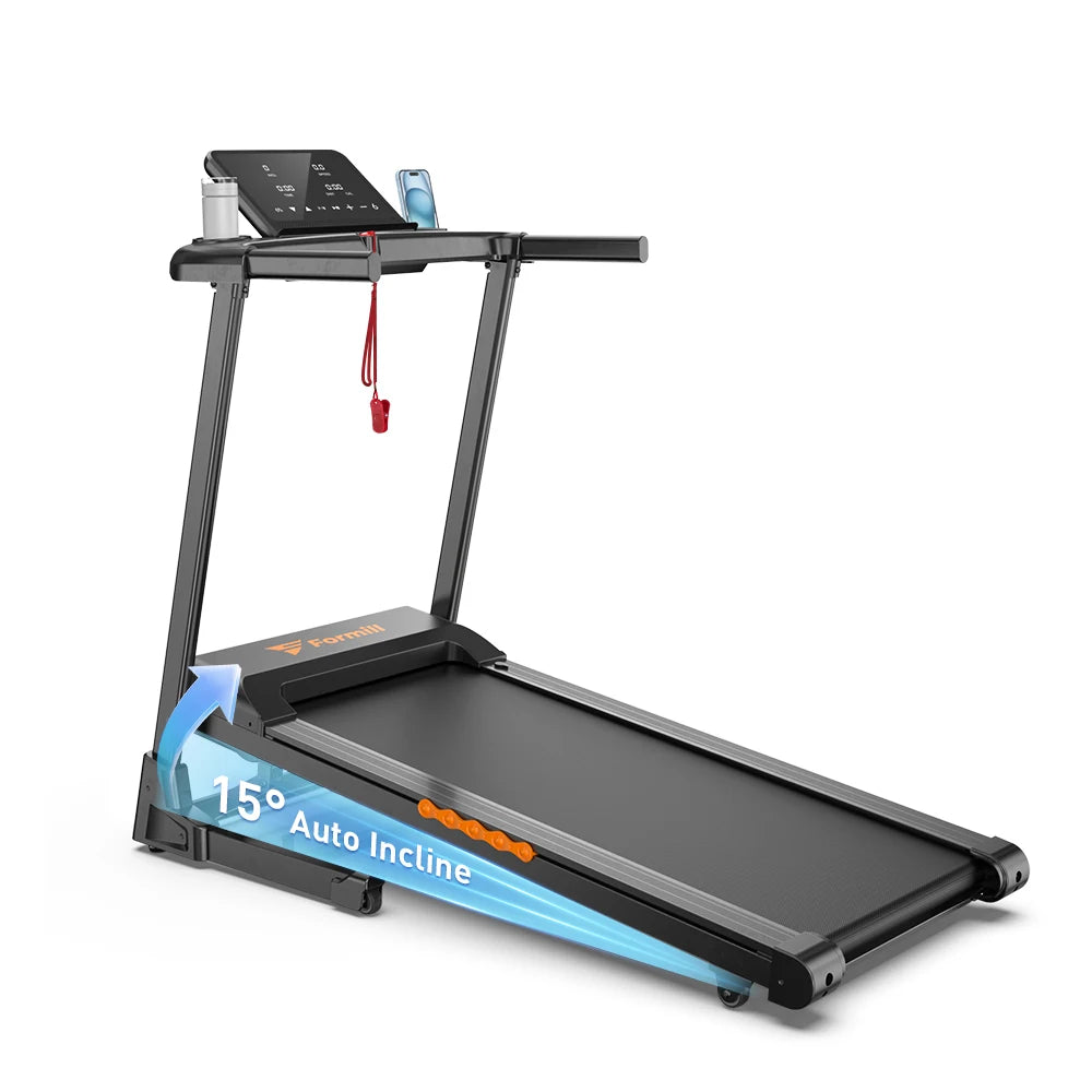 Formill Treadmill for Home Fitness – EU Warehouse | 3 Styles | Foldable, Incline & Handrail | Low Noise & Shock Absorption