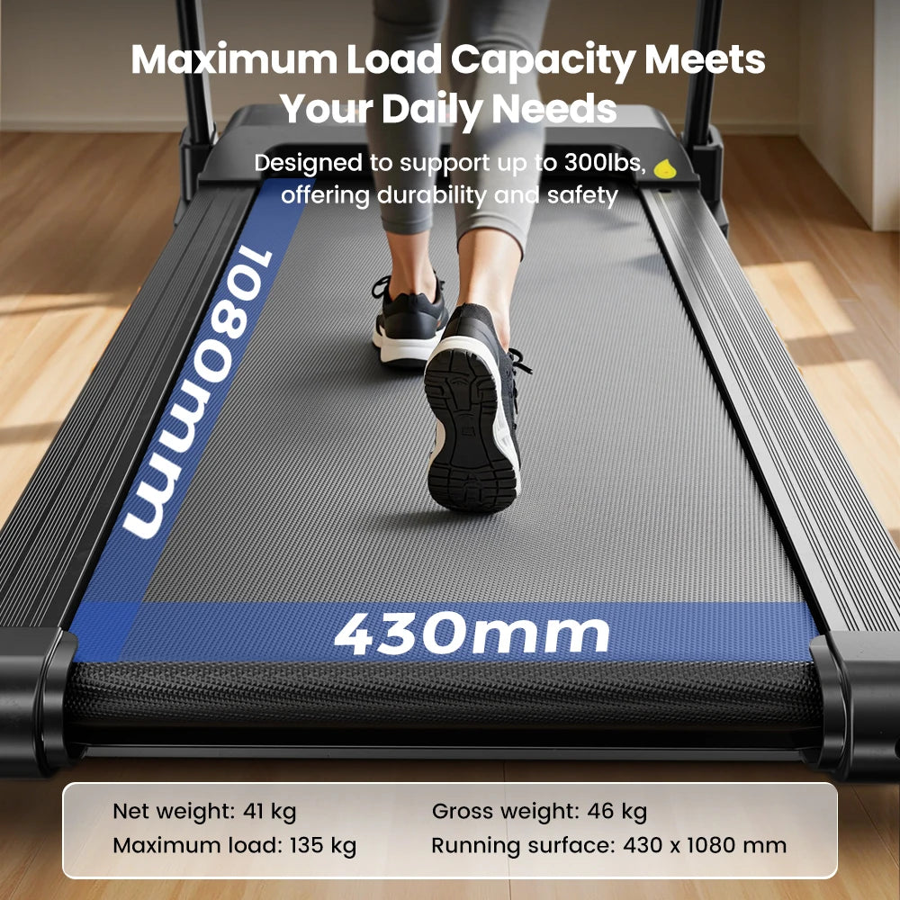 Formill Treadmill for Home Fitness – EU Warehouse | 3 Styles | Foldable, Incline & Handrail | Low Noise & Shock Absorption