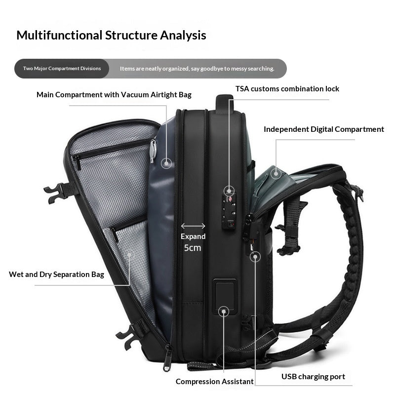 Compressed Travel Backpack