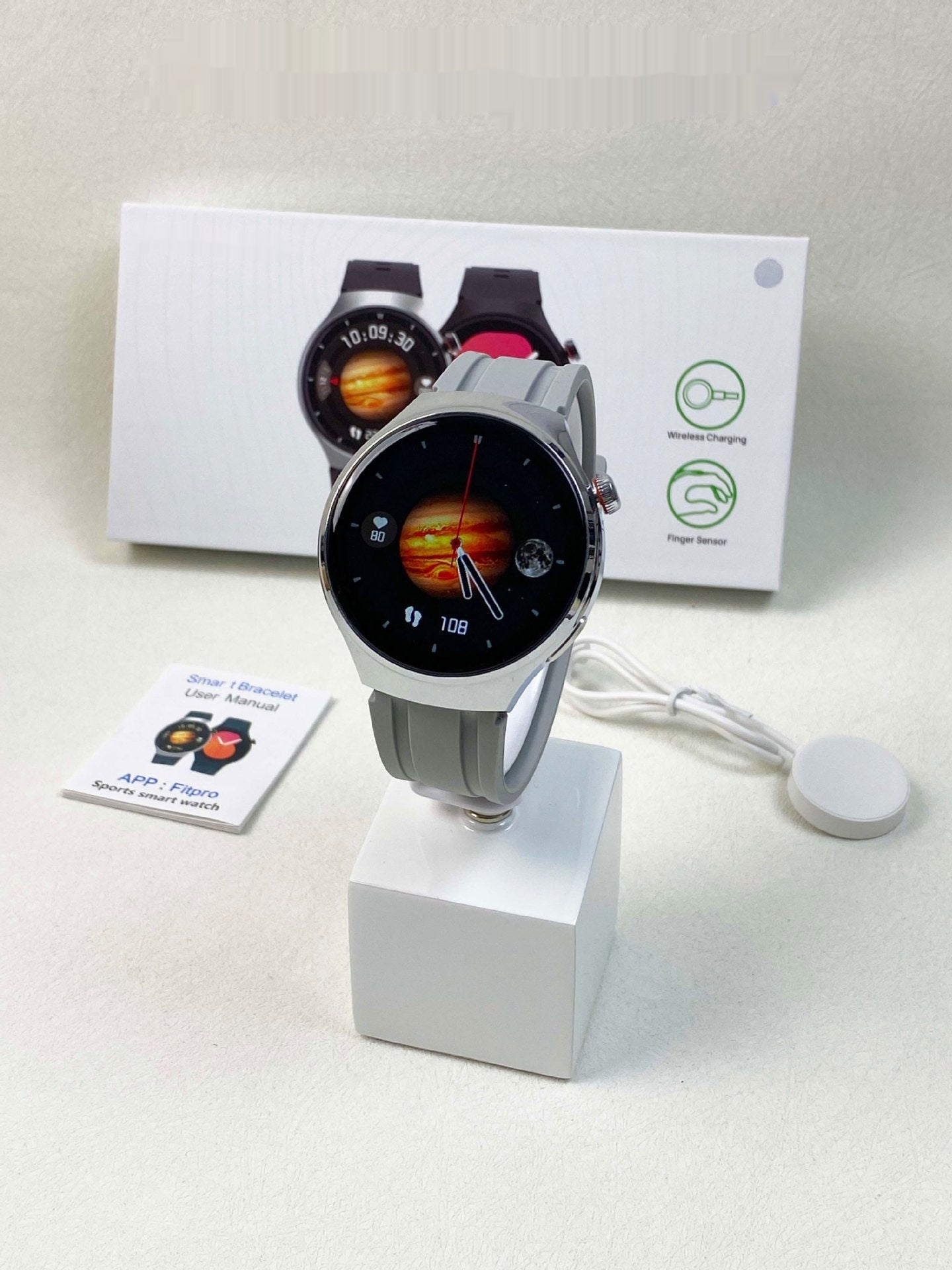 Health &amp; Sports Round Screen Smart Watch –