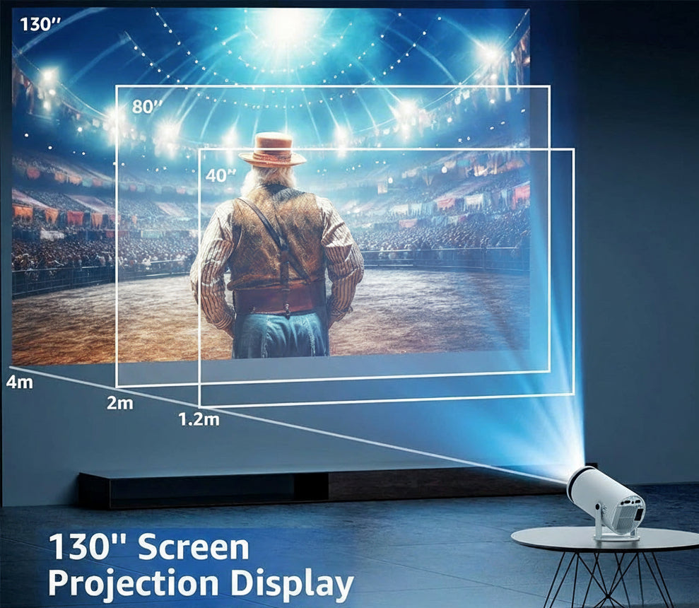 Compacte 4K HD Projector – Draagbaar en Krachtig