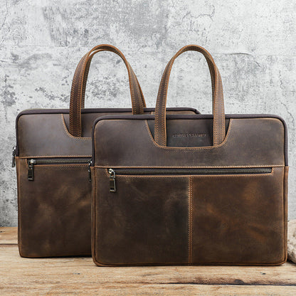 Retro Leather Laptop Bag