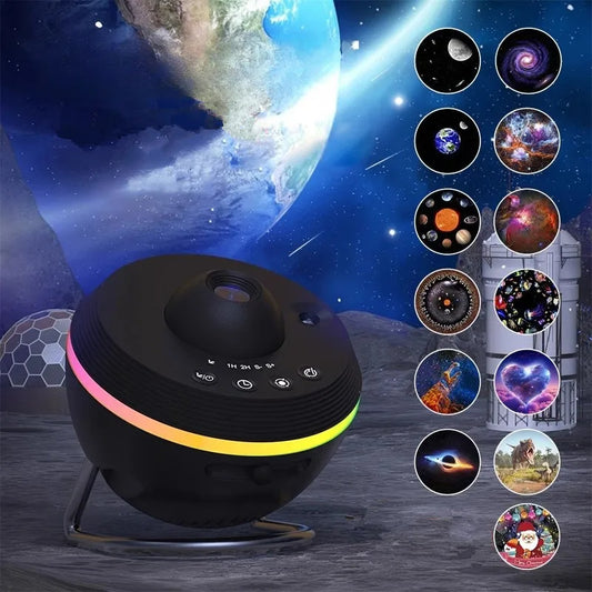 13-in-1 Galaxy Projector Lamp – Draaibare Sterrenhemel