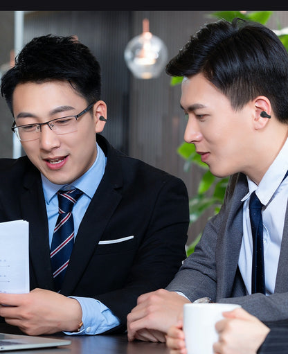 Neues Clip Sports Bluetooth-Headset JX80 Schwarz, TWS-Technologie, ohrschonendes, kabelloses Headset mit Gaskonduktion, das nicht im Ohr sitzt und die Ohren nicht reizt