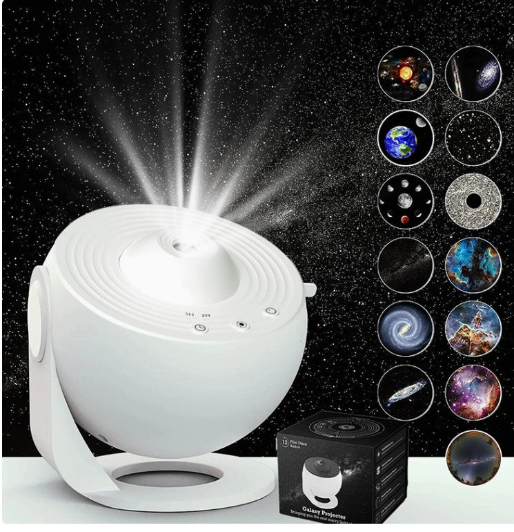 Galaxy Projector Nachtlampje – 360° Draaibare Sterrenhemel Lamp voor Kinderkamer.