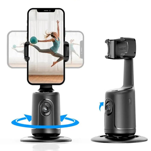 360 Auto Face Tracking Gimbal AI Smart Gimbal Face Tracking Auto Phone Holder For Smartphone Video Vlog Live Stabilizer Tripod