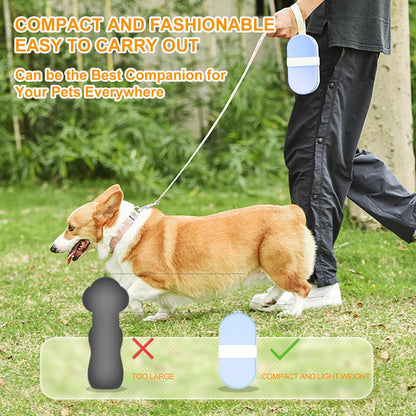 2-in-1 Dog Water Bottle &amp; Treat Container