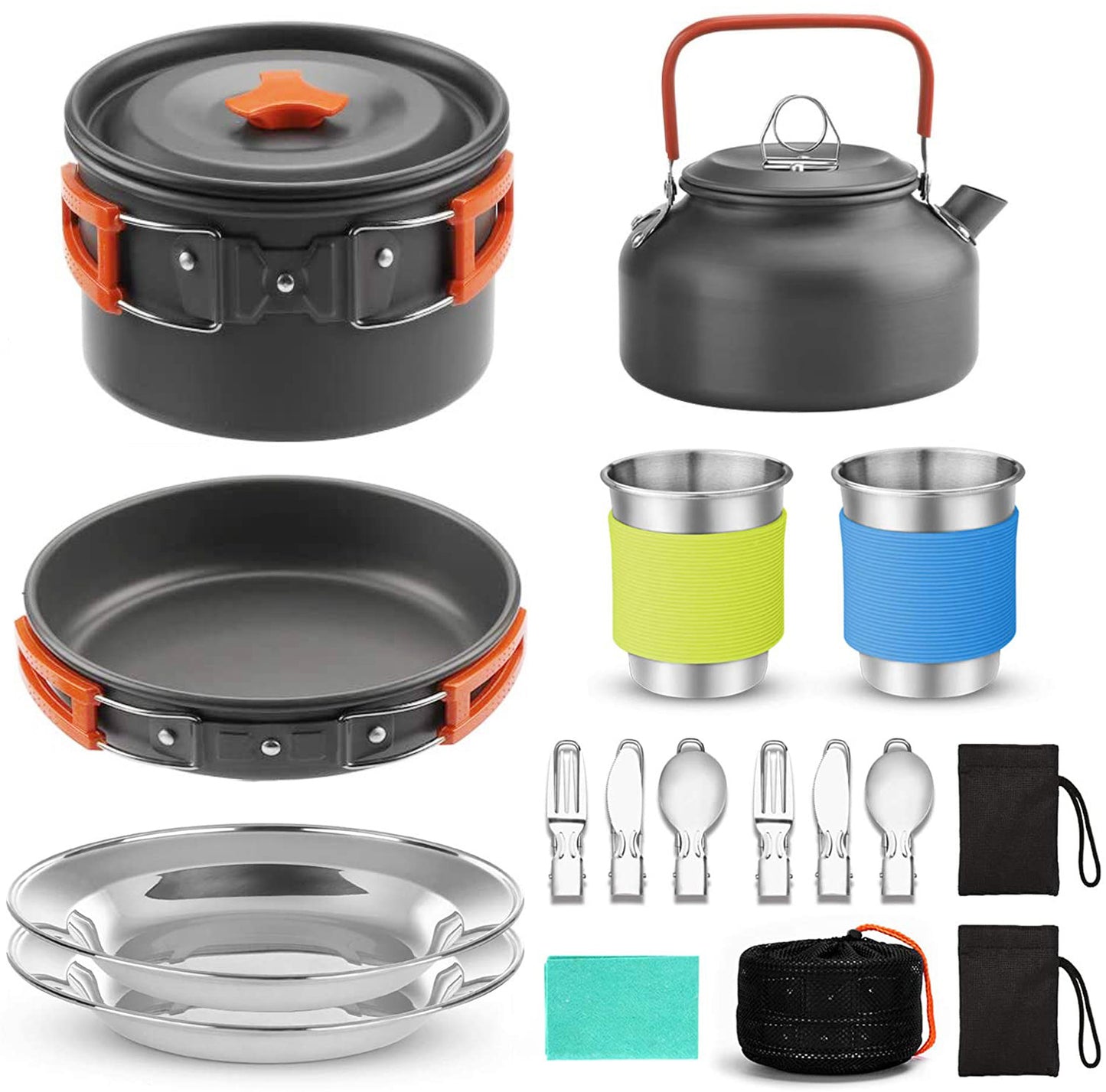 Compact Camping Cookware & Dining Set for Outdoor Adventures